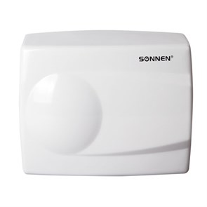 {{photo.Alt || photo.Description || 'Сушилка для рук SONNEN HD-298, 1500 Вт, металлический корпус, антивандальная, белая, 604193'}}