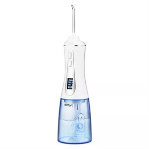 {{photo.Alt || photo.Description || 'Ирригатор для полости рта KITFORT КТ-2913, портативный, емкость резервуара 0,35 л, 2 насадки, белый'}}