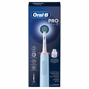 {{photo.Alt || photo.Description || 'Зубная щетка электрическая ORAL-B (Орал-би) Pro-Series 3, Голубая, 1 сменная насадка, 741751'}}