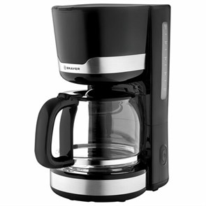 {{photo.Alt || photo.Description || 'Кофеварка капельная BRAYER BR1120, 1000 Вт, объем 1,5 л, поддержание температуры, черная'}}