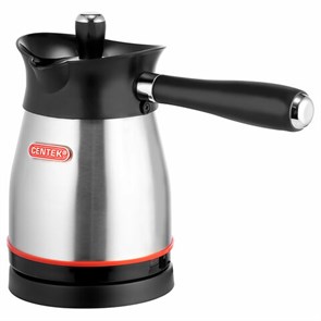 {{photo.Alt || photo.Description || 'Турка электрическая CENTEK CT-1080, 0,5 л, 480 Вт, механическое управление, с крышкой, стальная, CT-1080 SS'}}