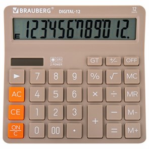 {{photo.Alt || photo.Description || 'Калькулятор настольный BRAUBERG DIGITAL-12-BG (151х152 мм), 12 разрядов, двойное питание, БЕЖЕВЫЙ, 272970'}}