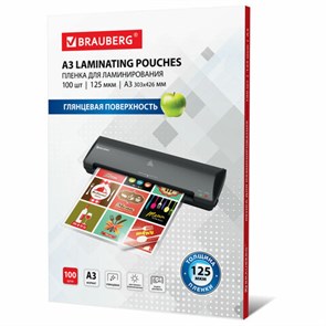 {{photo.Alt || photo.Description || 'Пленки-заготовки для ламинирования БОЛЬШОГО ФОРМАТА, А3, КОМПЛЕКТ 100 шт., 125 мкм, BRAUBERG, 530799'}}