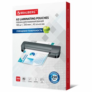 {{photo.Alt || photo.Description || 'Пленки-заготовки для ламинирования БОЛЬШОГО ФОРМАТА, А3, КОМПЛЕКТ 100 шт., 250 мкм, BRAUBERG, 531779'}}