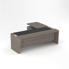 {{photo.Alt || photo.Description || 'Стол для руководителя левый с кожаным бюваром, приставкой на большой тумбе и фронтальной панелью'}}