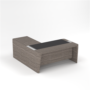 {{photo.Alt || photo.Description || 'Стол для руководителя правый с кожаным бюваром, приставкой на малой тумбе и фронтальной панелью'}}