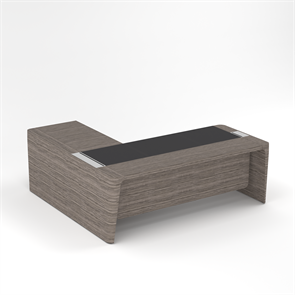 {{photo.Alt || photo.Description || 'Стол для руководителя правый с кожаным бюваром, приставкой на малой тумбе и фронтальной панелью'}}