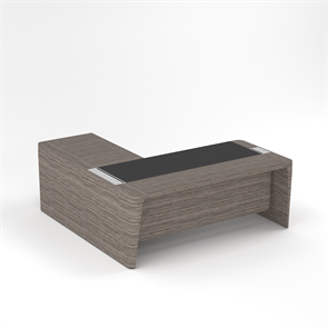 {{photo.Alt || photo.Description || 'Стол для руководителя правый с кожаным бюваром, приставкой на большой тумбе и фронтальной панелью'}}