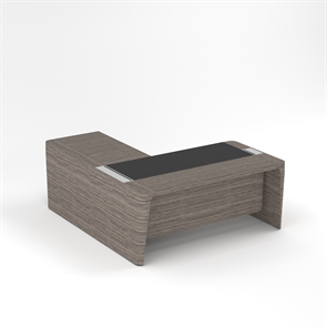 {{photo.Alt || photo.Description || 'Стол для руководителя правый с кожаным бюваром, приставкой на большой тумбе и фронтальной панелью'}}