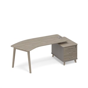 {{photo.Alt || photo.Description || 'Стол руководителя правый тумба малая (тип 5) WOOD эргономичный'}}