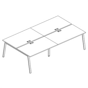 Станция 4х120 рабочая с металлокаркасом TRE 204392