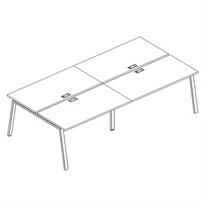 Рабочая станция с каркасе TRE 4х140 204387