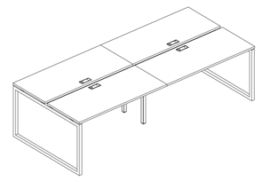 Станция 4х140 в офис каркас QUATTRO 204626