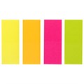 Закладки клейкие неоновые BRAUBERG бумажные, 50х20 мм, 200 штук (4 цвета х 50 листов), 111363 111363