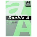 Бумага цветная DOUBLE A, А4, 80 г/м2, 500 л., пастель, зеленая 115119