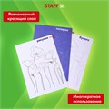 Бумага копировальная (копирка), синяя, А4, 100 листов, STAFF, 112401 112401