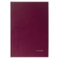 Книга учета 96 л., клетка, твердая, бумвинил, блок офсет, А4 (200х290 мм), BRAUBERG, бордовая, 130224 130224