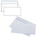 Конверты E65 (110х220 мм), отрывная лента, 80 г/м2, КОМПЛЕКТ 1000 шт., внутренняя запечатка, Е65.01С 128294
