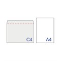Конверты С4 (229х324 мм), отрывная лента, 100 г/м2, КОМПЛЕКТ 500 шт. 124400