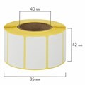Этикетка ТермоЭко (40х30 мм), 1000 этикеток в ролике, светостойкость до 2 месяцев, 116664, 56214 116664