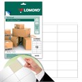 Этикетка самоклеящаяся 105х48 мм, 12 этикеток, белая, 70 г/м2, 50 листов, LOMOND, 2100065 123706