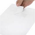 Этикетка самоклеящаяся 70х42,4 мм, 21 этикетка, белая, 80 г/м2, 50 листов, STAFF BASIC, 115655 115655