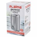 Дозатор для жидкого мыла LAIMA BASIC, 1 л, нержавеющая сталь, зеркальный, 601796 601796