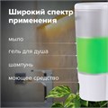 Дозатор для жидкого мыла LAIMA, НАЛИВНОЙ, 0,38 л, белый (матовый), ABS-пластик, 603922 603922