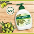 Мыло жидкое 300 мл, PALMOLIVE НАТУРЭЛЬ "Олива и увлажняющее молочко", дозатор, 1763, 8693495017633 609044