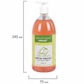 Мыло-крем жидкое 1 л, ЗОЛОТОЙ ИДЕАЛ "Груша и миндаль", дозатор, 609426 609426