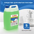 Средство для мытья посуды 5 л, LAIMA PROFESSIONAL, концентрат, "Яблоко", 604651 604651