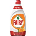 Средство для мытья посуды, 450 мл, FAIRY (Фейри) "Апельсин и лимонник" 603744