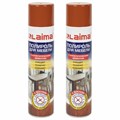 Полироль для мебели КОМПЛЕКТ 2 шт., ЛАЙМА "Антипыль" с воском и антистатиком, 300 мл, аэрозоль, 880616 880616