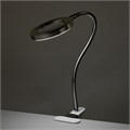 Лупа настольная на прищепке с LED-ПОДСВЕТКОЙ, диаметр 75 мм, увеличение 3, BRAUBERG, 455931 455931