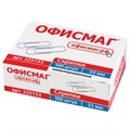 Скрепки ОФИСМАГ, 33 мм, никелированные, 100 шт., в картонной коробке, 225153 225153