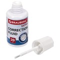 Корректирующая жидкость BRAUBERG EXTRA быстросохнущая, 20 мл, с кисточкой, 229397 229397