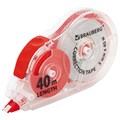 Корректирующая лента BRAUBERG EXTRA LENGTH, 5 мм х 40 м, механизм перемотки, корпус прозрачный, блистер, 272502 272502