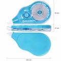 Корректирующая лента BRAUBERG MAXI PLUS, 5 мм х 25 м, механизм перемотки, корпус голубой, блистер, 272500 272500