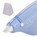 Корректирующая лента BRAUBERG PASTEL 5 мм х 12 м, вращающийся наконечник 90°, механизм перемотки, корпус голубой, блистер, 272488 272488