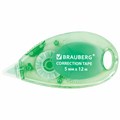 Корректирующая лента BRAUBERG PASTEL, 5 мм x 12 м, механизм перемотки, ВЫГОДНАЯ УПАКОВКА 3 штуки в блистере, 271252 271252
