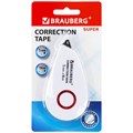 Корректирующая лента BRAUBERG SUPER, 5 мм х 16 м, корпус белый, блистер, 229061 229061