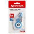 Корректирующая лента BRAUBERG, 5 мм х 6 м, в блистере, 221685 221685