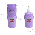 Ручка-корректор BRAUBERG KIDS "ЗВЕРЯТА", 7 мл, металлический наконечник, корпус ассорти, 272493 272493