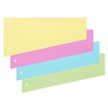 Разделители листов (трапеция 230х120х60 мм) картонные, КОМПЛЕКТ 100 штук, ассорти, BRAUBERG, 225972 225972