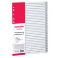 Разделитель пластиковый ОФИСМАГ, А4, 31 лист, цифровой 1-31, оглавление, серый, РОССИЯ, 225605 225605
