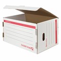 Короб архивный (306х525х338 мм), гофрокартон, белый, BRAUBERG, 126522 126522