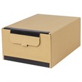 Короб архивный на липучке 380х285х170 мм, гофрокартон, до 1700 л., STAFF, 112161 112161