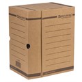 Короб архивный с клапаном А4 (260х325 мм), 200 мм, до 1800 листов, плотный, микрогофрокартон, BRAUBERG, 126510 126510