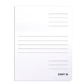 Скоросшиватель из микрогофрокартона STAFF, 30 мм, до 300 листов, белый, 128991 128991