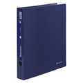 Папка на 2 кольцах BRAUBERG "Диагональ", 40 мм, темно-синяя, до 300 листов, 0,9 мм, 221348 221348
